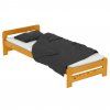 Postel z masivu Evropa 90 x 200 cm - barva Olše + matrace Relax
