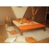 Postel Anetka dub 140/200 cm+matrace+rošt