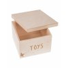 Dřevěný box na hračky - Toys gravír velký