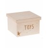 Dřevěný box na hračky - Toys gravír malý