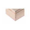 Dřevěná krabička plochá - 24 x 17 x 5,5 cm, Přírodní