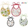 Nepromokavý mini bryndáček - 16 x 16 cm - Mix vzorů