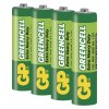 Zinkochloridová baterie - 4 ks - GP Greencell R6 (AA)