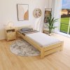 Postel masiv Evropa 90 x 200 cm+matrace PUR T-25+rošt