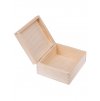 Dřevěná krabička - 18x16x8 cm, Přírodní