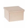 Dřevěný box na hračky - 20x20x15 cm, Přírodní