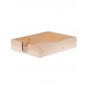 Dřevěná krabička vnitřní rozměr pro A4 - 23,2x32x5, Přírodní