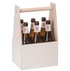 drewniane nosidelko na piwo butelki 500 ml szesciopak