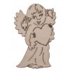 Dřevěná ozdoba (anděl) - 8x5 cm