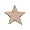 Dřevěná ozdoba (hvězda) - 4x4 cm