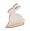 Dřevěná ozdoba (králík) - 6x3 cm