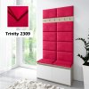 Předsíňová stěna s čalouněnými panely Trinity - Červená