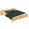 Postel z masivu Evropa 160 x 200 cm - barva Olše