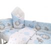 111446 192792 3 dilna sada mantinel s povlecenim zavinovacka zdarma baby elephant modry 135x100cm