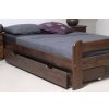 Šuplík pod postel 150 cm ořech