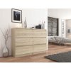 KOMODA 140 CM SONOMA SZAFKA 6 SZUFLAD PRODUCENT PL EAN 5907477652587
