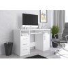 Biurko komputerowe stolik 124cm biale duze N11 EAN 5907477655052