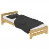 Postel z masivu Evropa 90 x 200 cm - barva Borovice + matrace SUPERFLEX