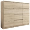 KOMODA 98CM SZAFKA 6 SZUFLAD SONOMA S62D