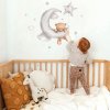0108361 samolepky na zed medvidek na mesicku