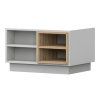Konferenční stolek GREY 06, 120 cm Bílá/Dub Artisan