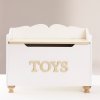 TV606 toy chest box childs seat turned feet
