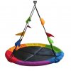 S418 2 nest swing with colorful flags