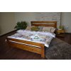 Postel Amor 120/200 cm s roštem - masiv 3,5 cm dub