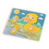 Puzzle drewniane ukladanka kaczuszka kaczka 102943