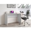 Psací stůl PLUS 120 cm - Bílý mat