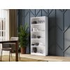 Policový regál R80 cm - Bílý mat