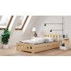 Postel Mirek 80/200 cm + matrace 16cm + šuplík - masiv 3,5 cm