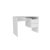 Psací stůl se zásuvkami - TACO3, bílá