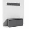 Szafka na buty z wieszkami EMI 100 komplet grafit Shoe cabinet Emi 100 set graphite