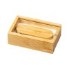 darkova krabicka s USB flashdiskem hranata bambus 2