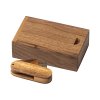 darkova krabicka s USB flashdiskem hranata orech 1