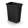Odpadkový koš SYSTEMA BASIC recyklovaný černý, objem 10l