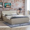 Postel STELA 120x200 cm, Dub sonoma