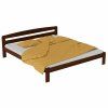 Postel Šárka z masivu 160 x 200 cm - barva Ořech