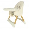 Krzeselko do karmienia z pojemnikiem tacka kolor szary 136688