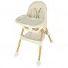 Krzeselko do karmienia z pojemnikiem tacka kolor szary 136687