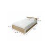 iris double bila lanyz rozmery 180