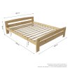 Postel z masivu Klaudie 180 x 200 cm, Olše - 2. jakost