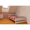 47949 postel z masivu standart 140 x 200 bily