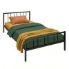 Industriální kovová postel LUSSO 2, 90x200 cm