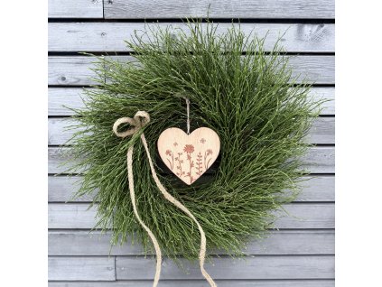 Přírodní věnec z borůvčí 45cm