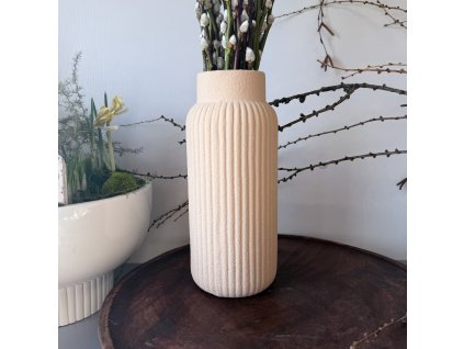 Porcelánová váza béžová