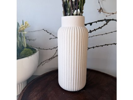 Porcelánová váza smetanová