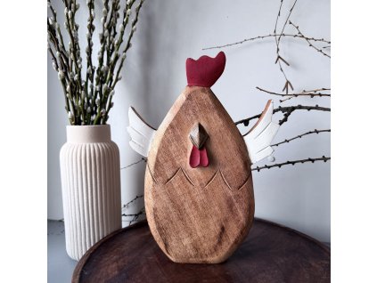 Slepička MANGO dřevo 30cm