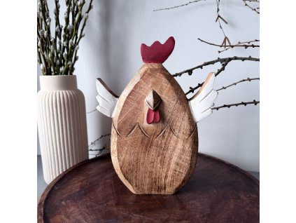 Slepička MANGO dřevo 25cm